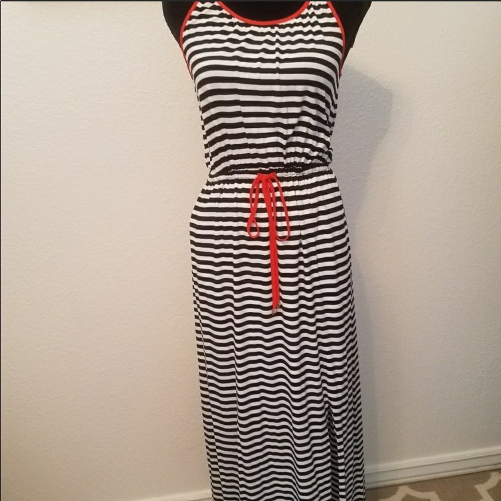 PREMISE S Nautical Striped Maxi dress NEW WITH TAG